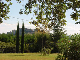 Vue sur le chateau de Grignan